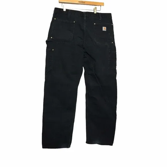 Vintage Carhartt B01 BLK 38x32 Double Knee Pants
